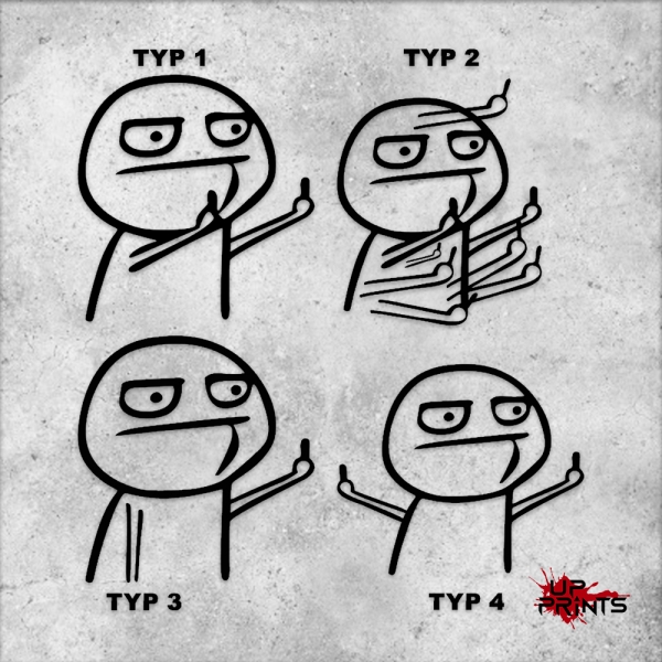 Mittelfinger Meme